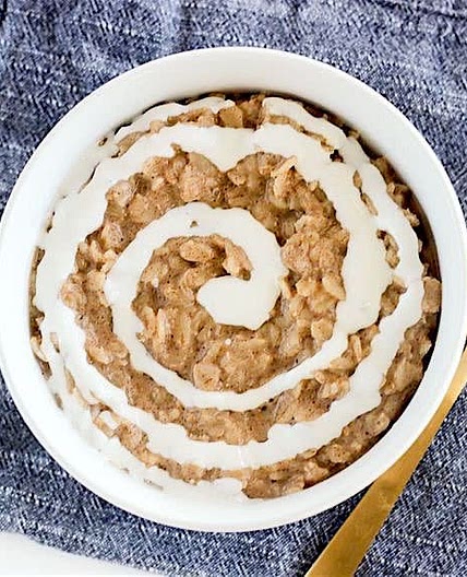 Overnight Oats- Cinnamon roll