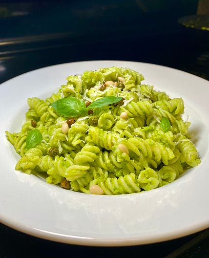 Roasted Pea Pesto