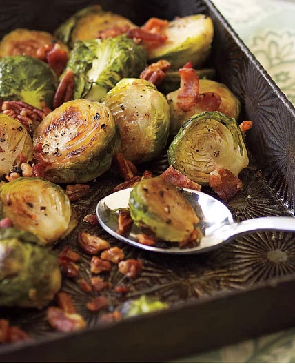 Bacon Glazed Brussels Sprouts