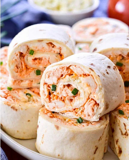 Buffalo Chicken Pin Wheels