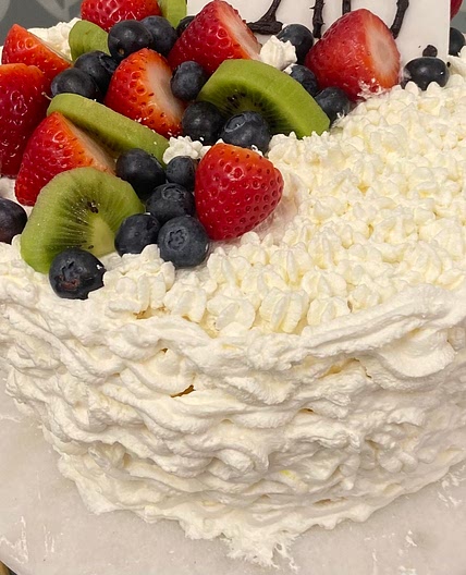 Lemon Cream Fruit Cake 