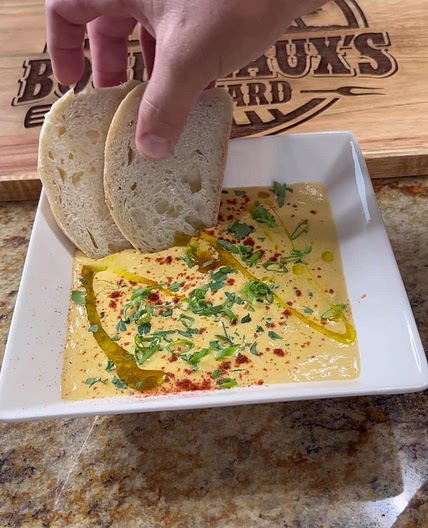 Butternut Squash Soup with Crab & Andouille