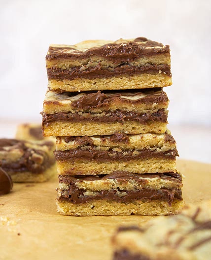 Brown Butter Nutella Bars