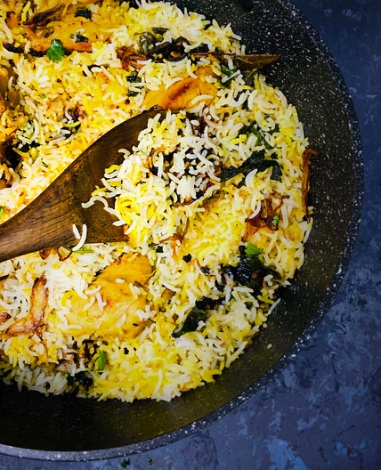 Hyderabadi Chicken Biryani
