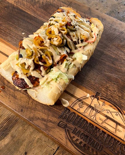 Blackened Chicken Poboy