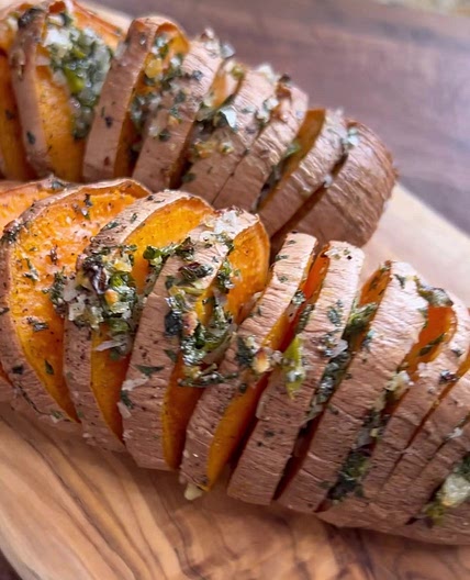 Hasselback Sweet Potatoes