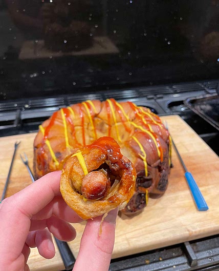 Hot Dog Bundt Cake