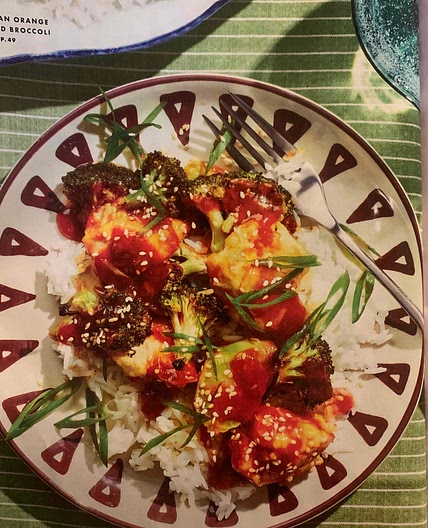 Sheet Pan Orange Tofu and Broccoli  