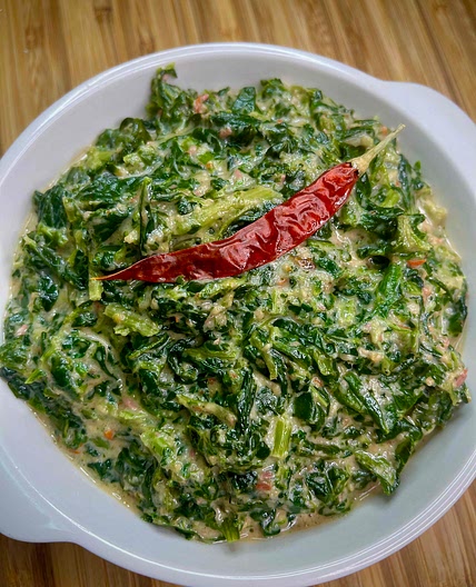 Coconut Creamed Spinach 