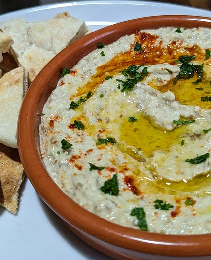 It's Moutabal not Baba Ganoush