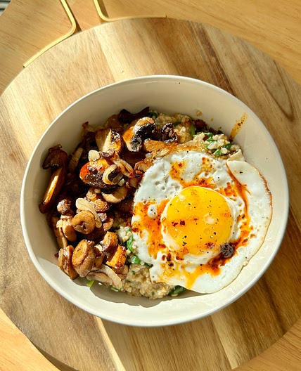 Savory Umami Breakfast Oats