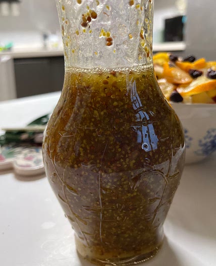 Honey mustard salad dressing