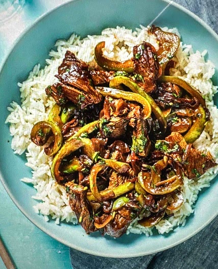 Quick and sticky beef