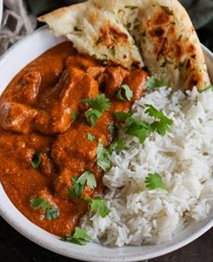 Vegan Butter 'Chicken' with Baked Tofu