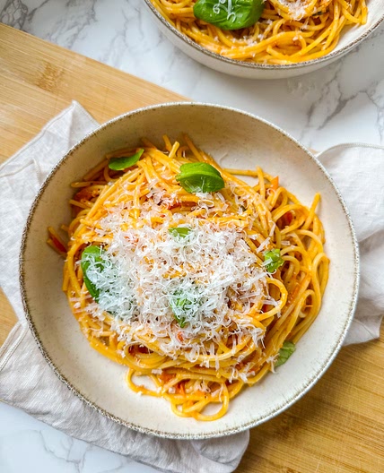 Rosemary Burst Tomato Spaghetti