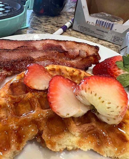 Crispy Fluffy Keto Chaffle