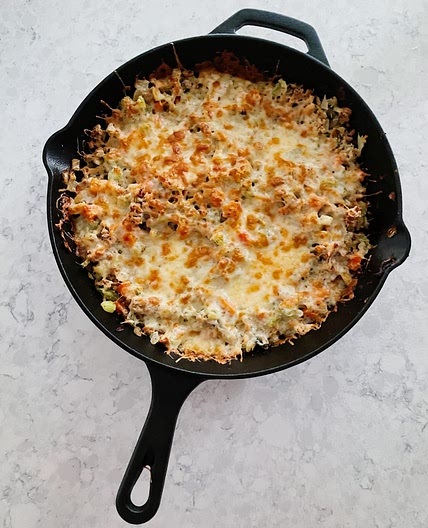 Chicken Pot Pie Skillet - 395 calories