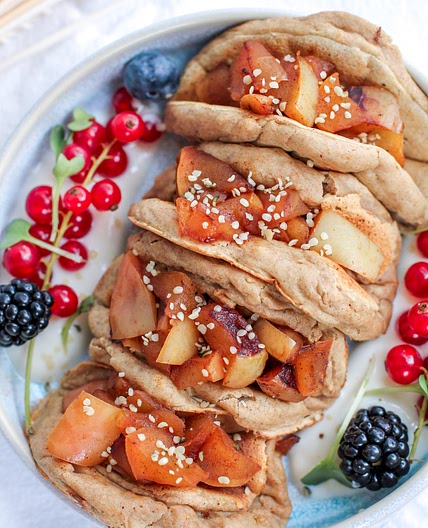 Apple Pancake Tacos