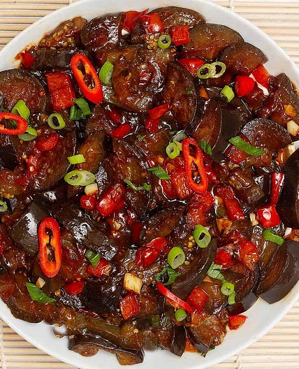 Eggplant With Garlic Sauce
