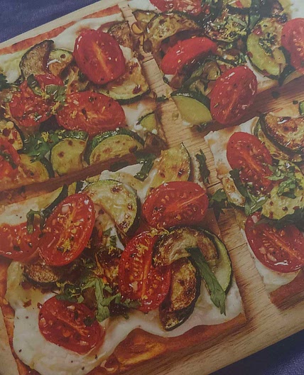 Zucchini & Tomato Flatbreads