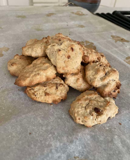 Freezer date oat cookies