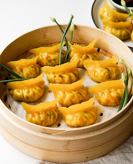 Bacon, Corn, and Chive Crystal Dumplings — Eat Cho Food