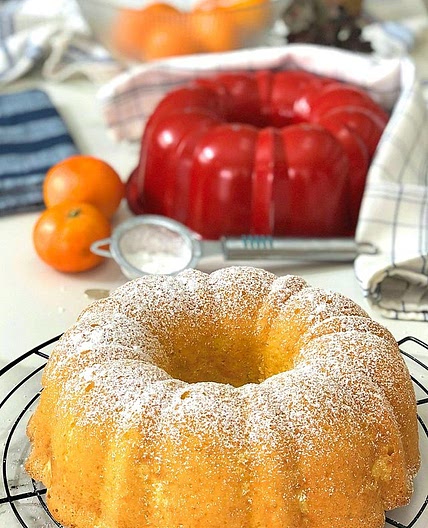Bizcocho esponjoso de mandarina