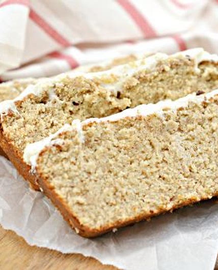 Keto Gingerbread Loaf with Cream Cheese Icing