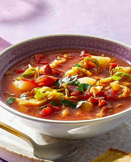 Irish Bacon and Cabbage Soup