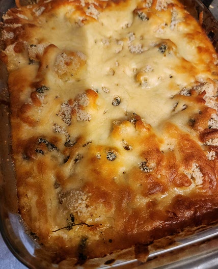 Cauliflower cheese - my version
