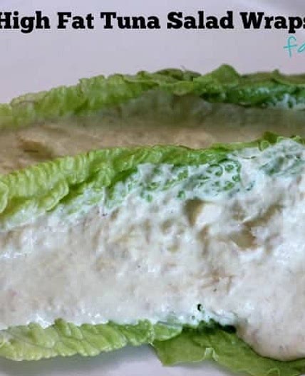 Keto Tuna Salad Wrap