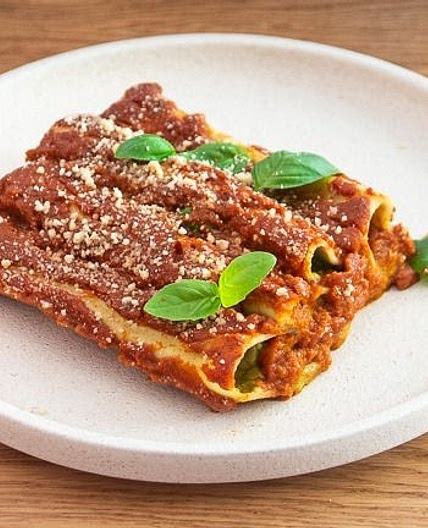 CREAMY GREEN CANNELLONI