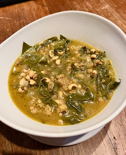 New Year's Good Luck Soup (veganized)