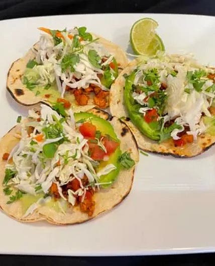 Fire-Roasted Sweet Sriracha Vegetarian Tacos