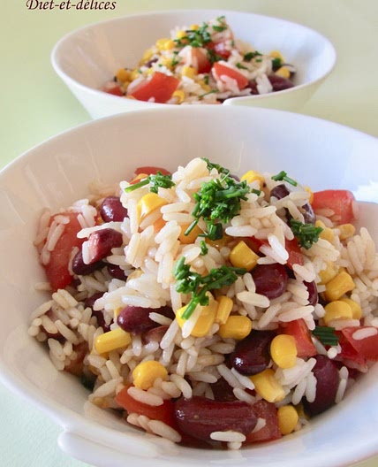 Salade de riz à la mexicaine : Diet & Délices - Recettes dietétiques
