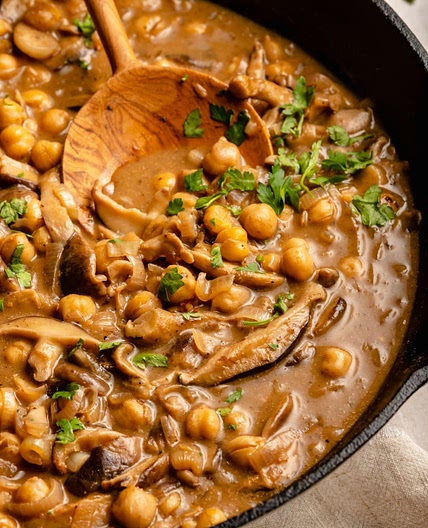 Chickpea Mushroom Marsala