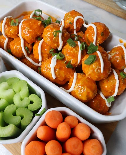 Buffalo Chicken Meatballs