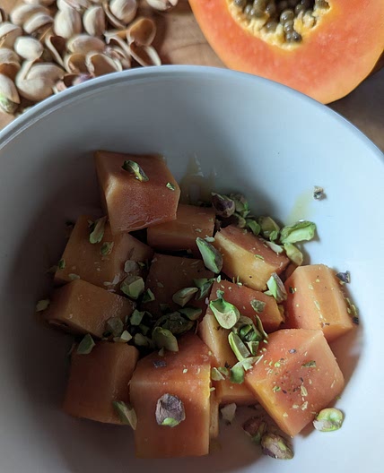 Papaya & Pistachios