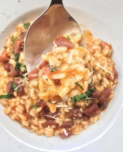 Risotto With Borlotti Beans