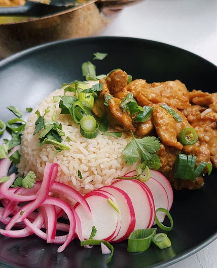 Chicken Satay Rice Bowl