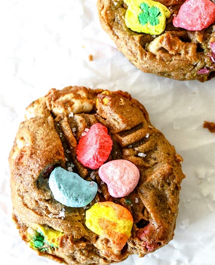 Peanut Butter Lucky Charms Cookies