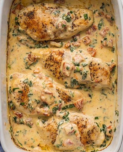 Baked Tuscan Chicken