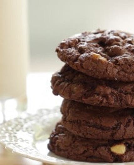 Double Chocolate Chunk Cookies