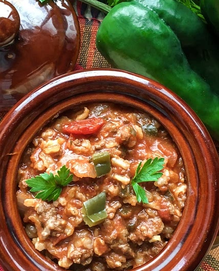Instant Pot Stuffed Pepper Soup