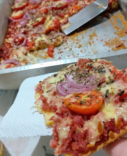 Pizza de Liquidificador