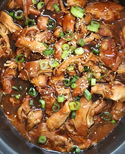 Honey Garlic Chicken (Slow Cooker)