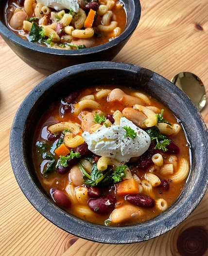 Ten minute Minestrone Soup 