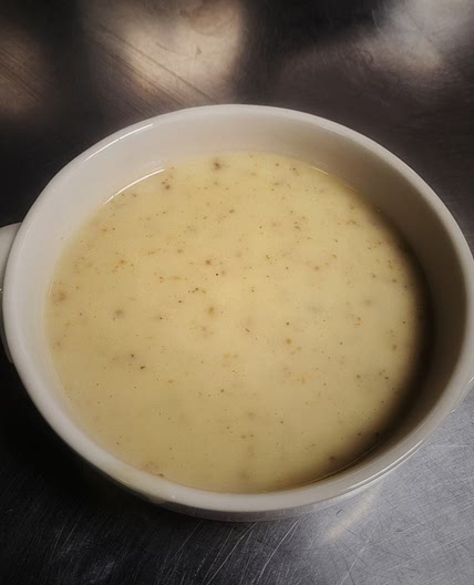 Potage de rates du Touquet aux truffes