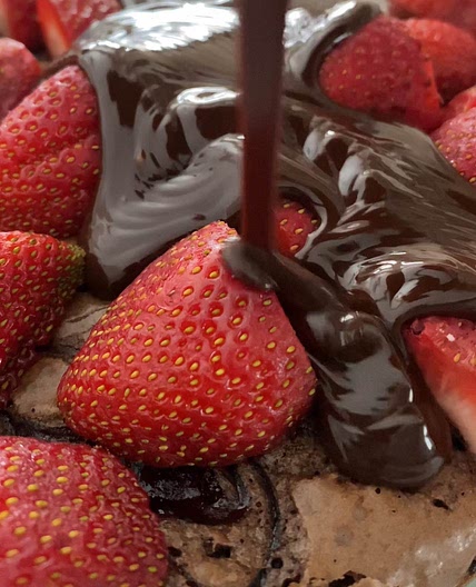 WIC Approved Berry Truffle Brownies
