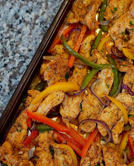 One Pan Chicken Fajita 